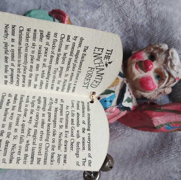 Vintage 1991 House of Hatten enchanted forest lady elf ornament - Picture 6 of 9